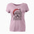 Santa Alfie the Norwich Terrier - Women's V-neck Shirt