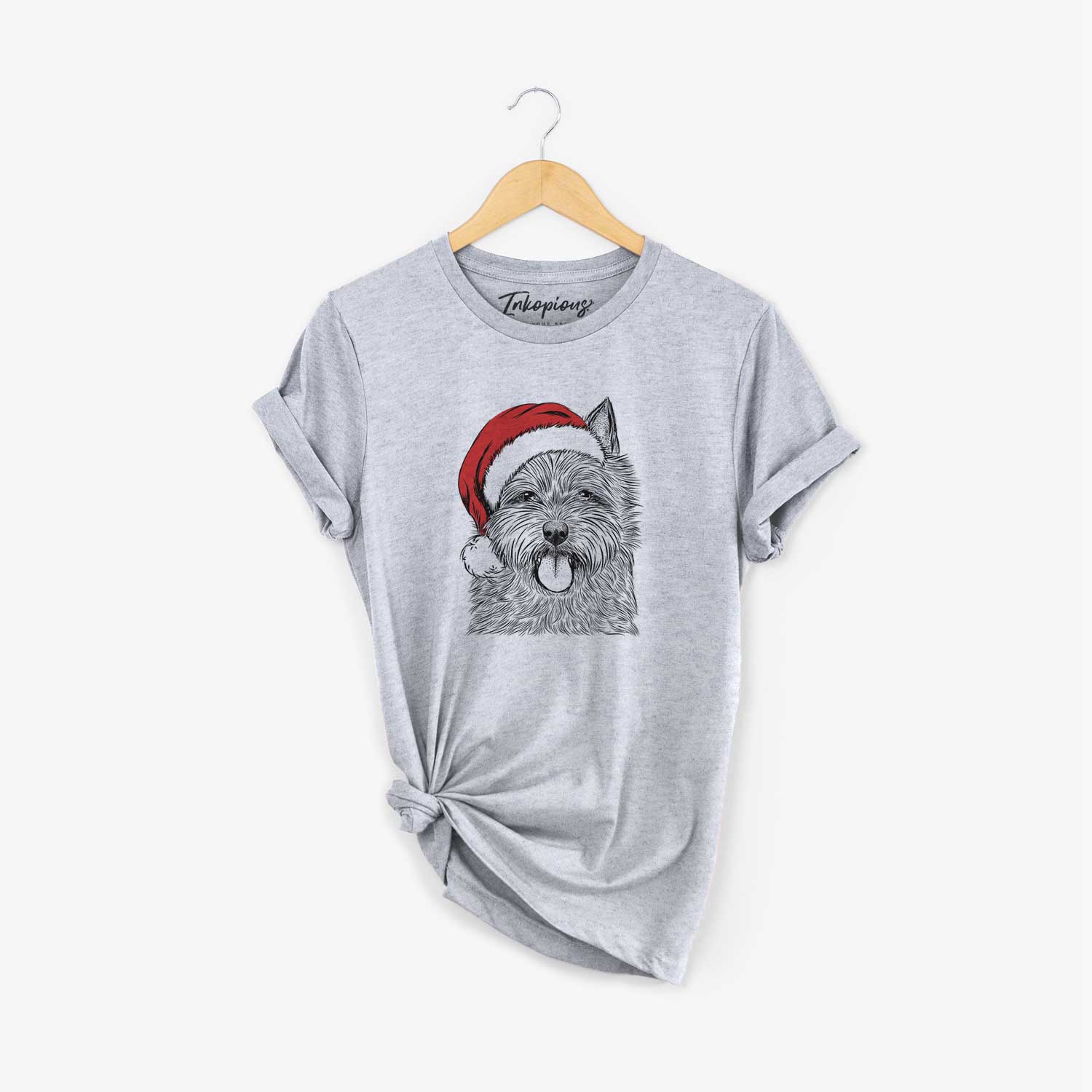 Santa Alfie the Norwich Terrier - Unisex Crewneck