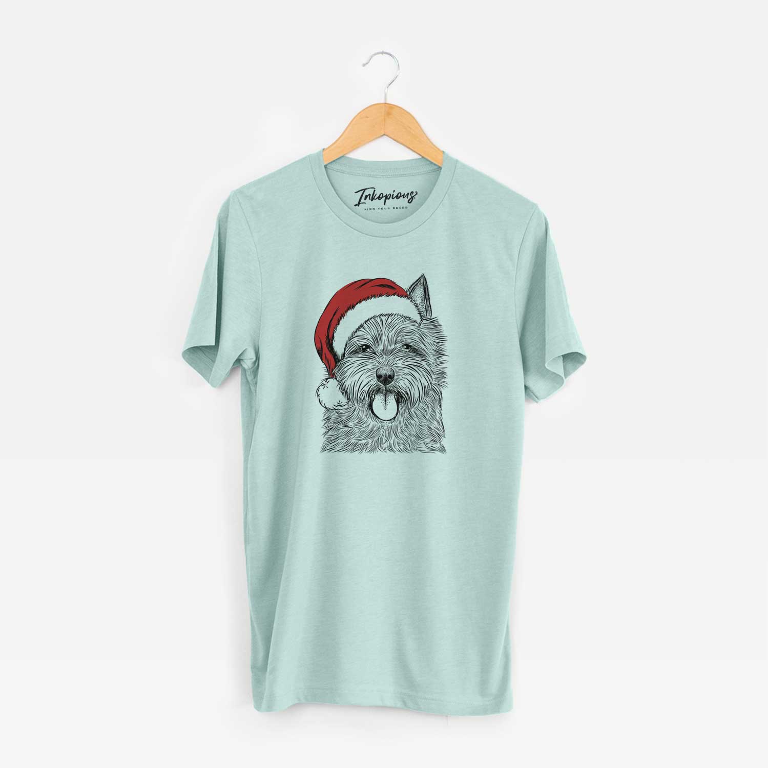 Santa Alfie the Norwich Terrier - Unisex Crewneck