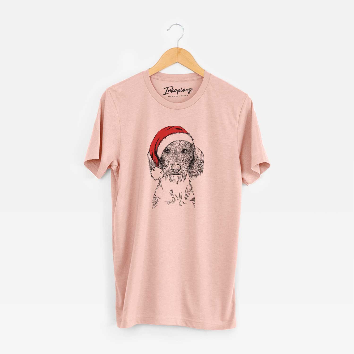 Santa Almond the Wirehaired Dachshund - Unisex Crewneck