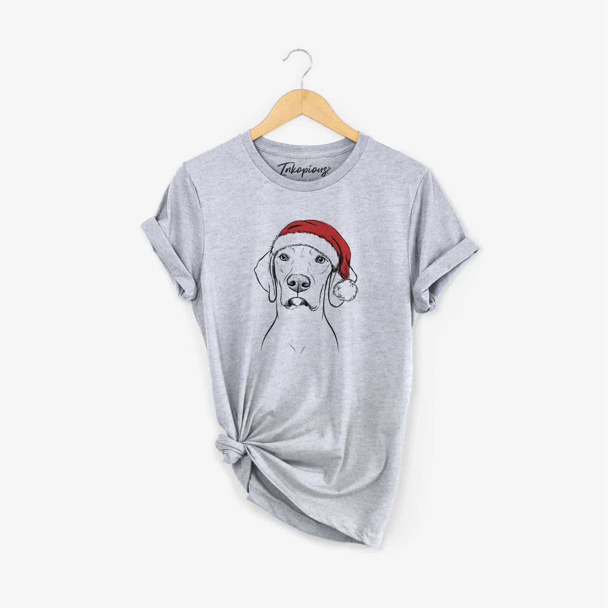 Santa Almond the Vizmaraner - Unisex Crewneck