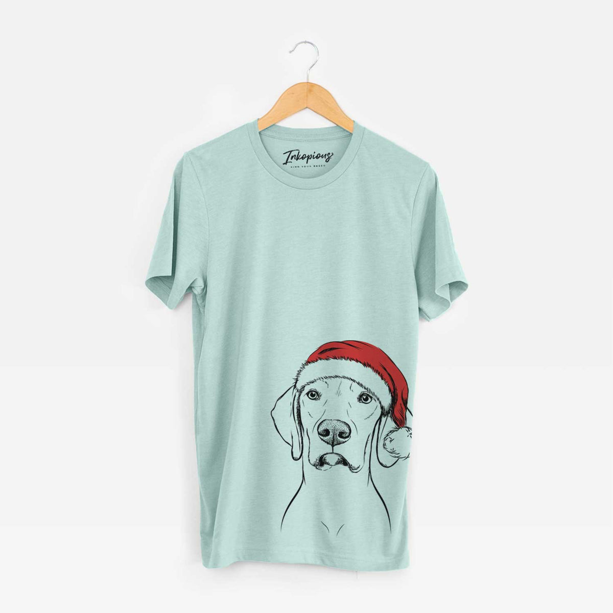 Santa Almond the Vizmaraner - Unisex Crewneck