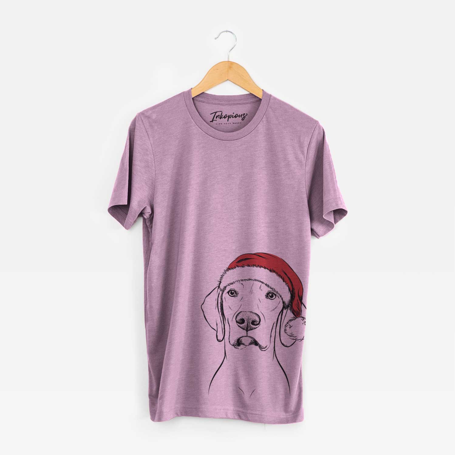 Santa Almond the Vizmaraner - Unisex Crewneck