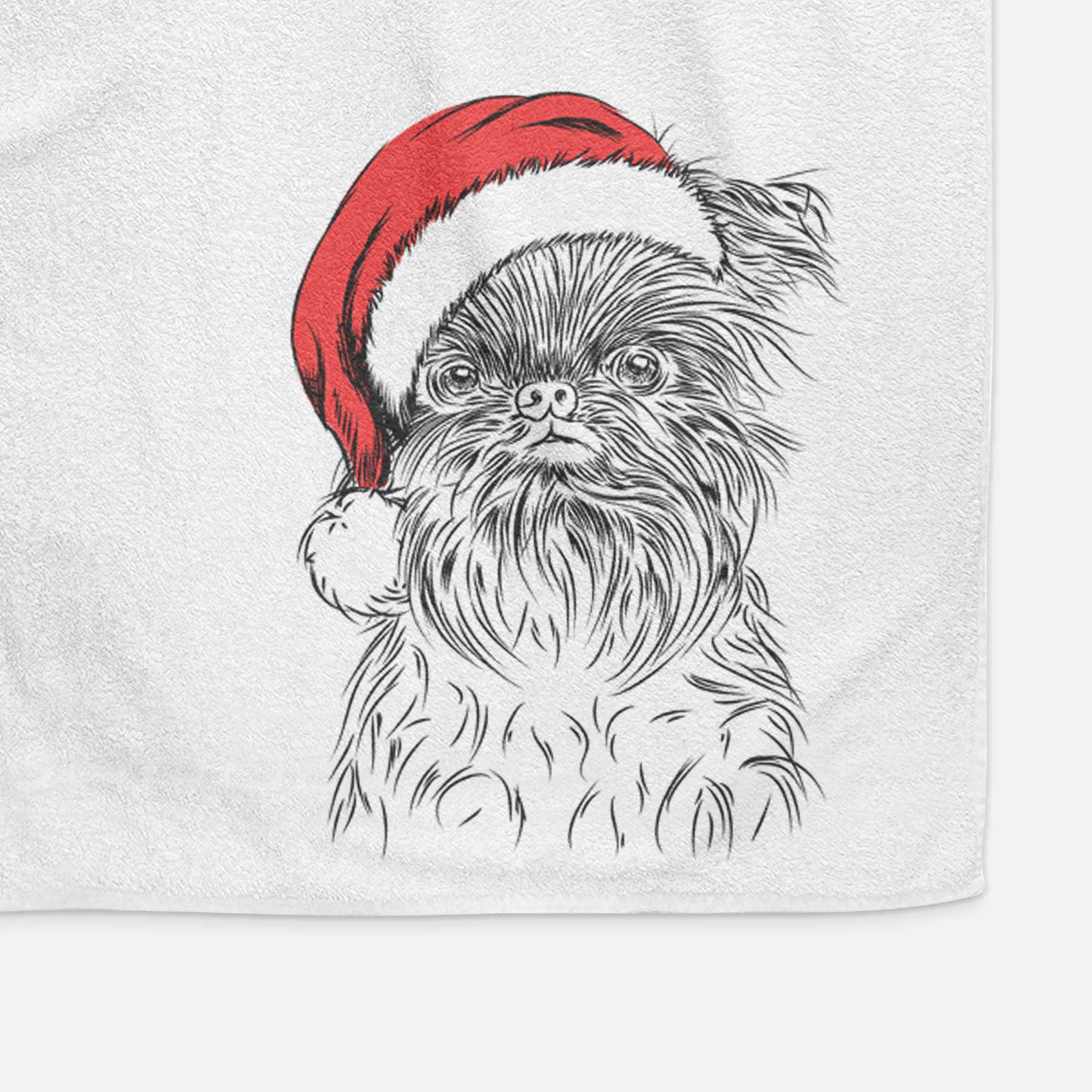 Alo the Brussels Griffon Decorative Hand Towel