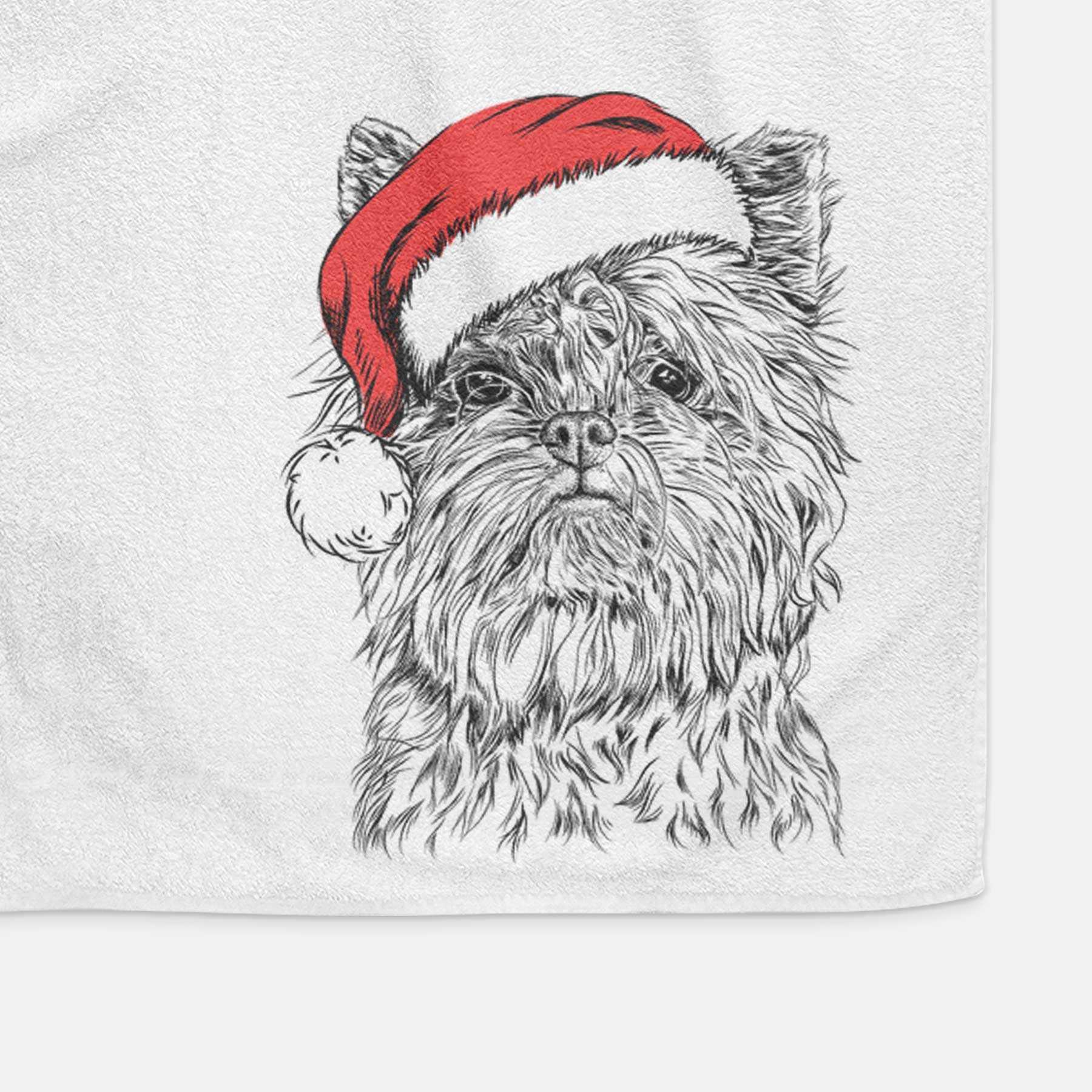 Alvin the Affenpinscher Decorative Hand Towel