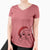 Amos the Chihuahua - Women's V-neck Shirt