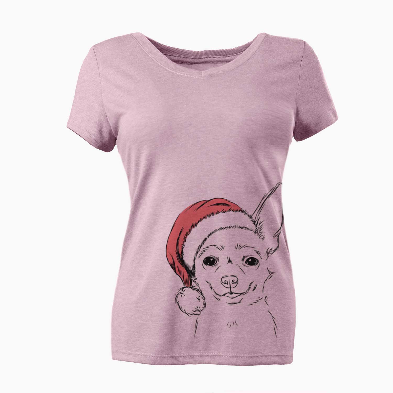 Amos the Chihuahua - Women's V-neck Shirt