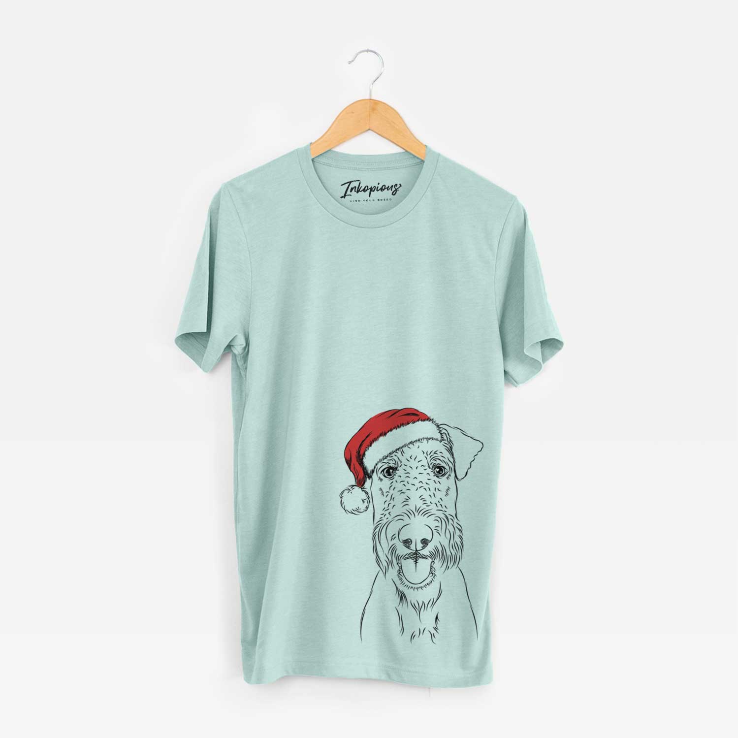 Santa Andy the Airedale Terrier - Unisex Crewneck