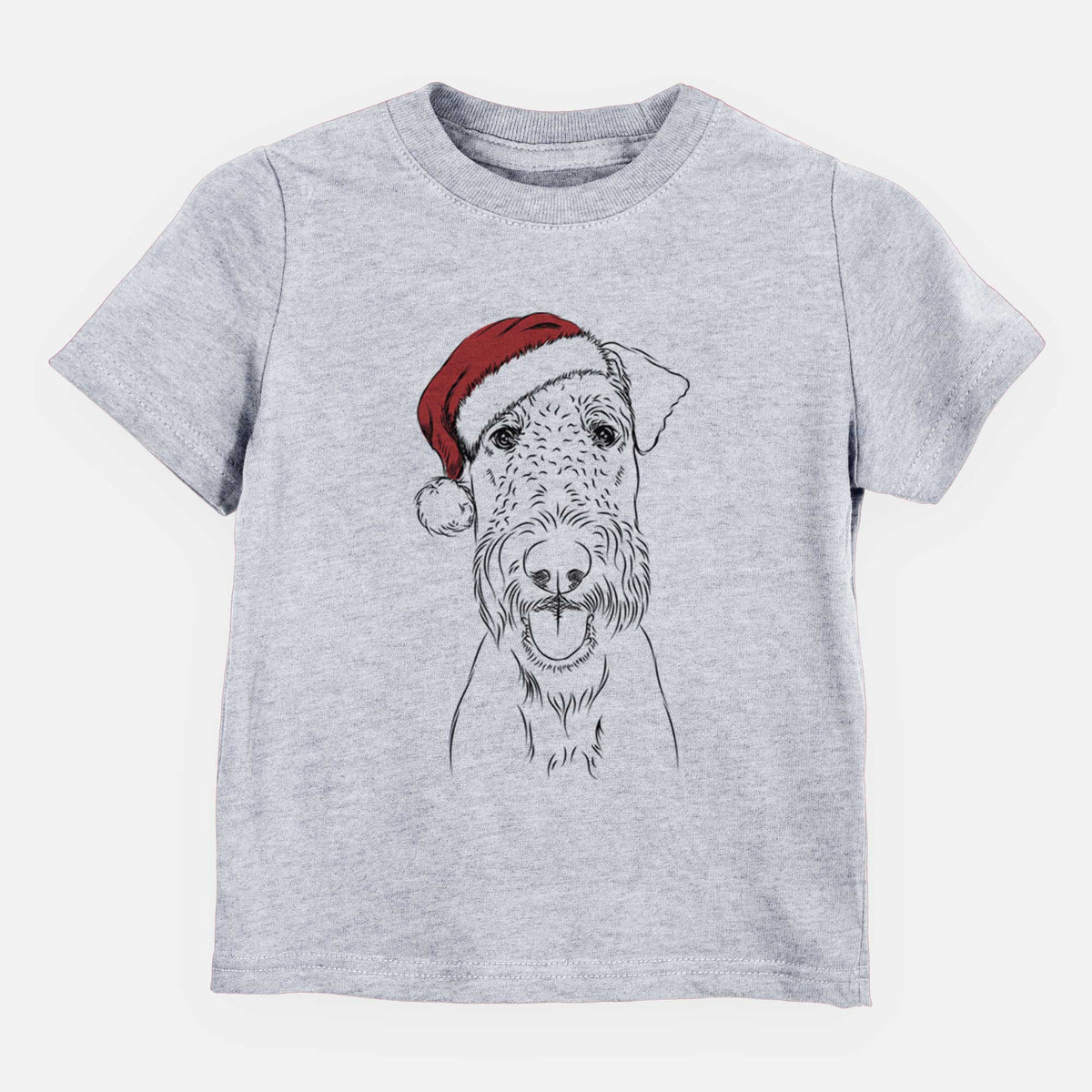 Santa Andy the Airedale Terrier - Kids/Youth/Toddler Shirt