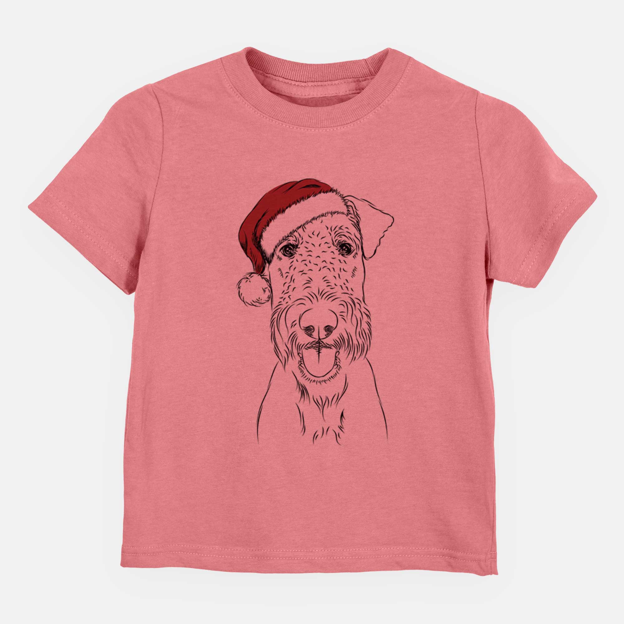 Santa Andy the Airedale Terrier - Kids/Youth/Toddler Shirt