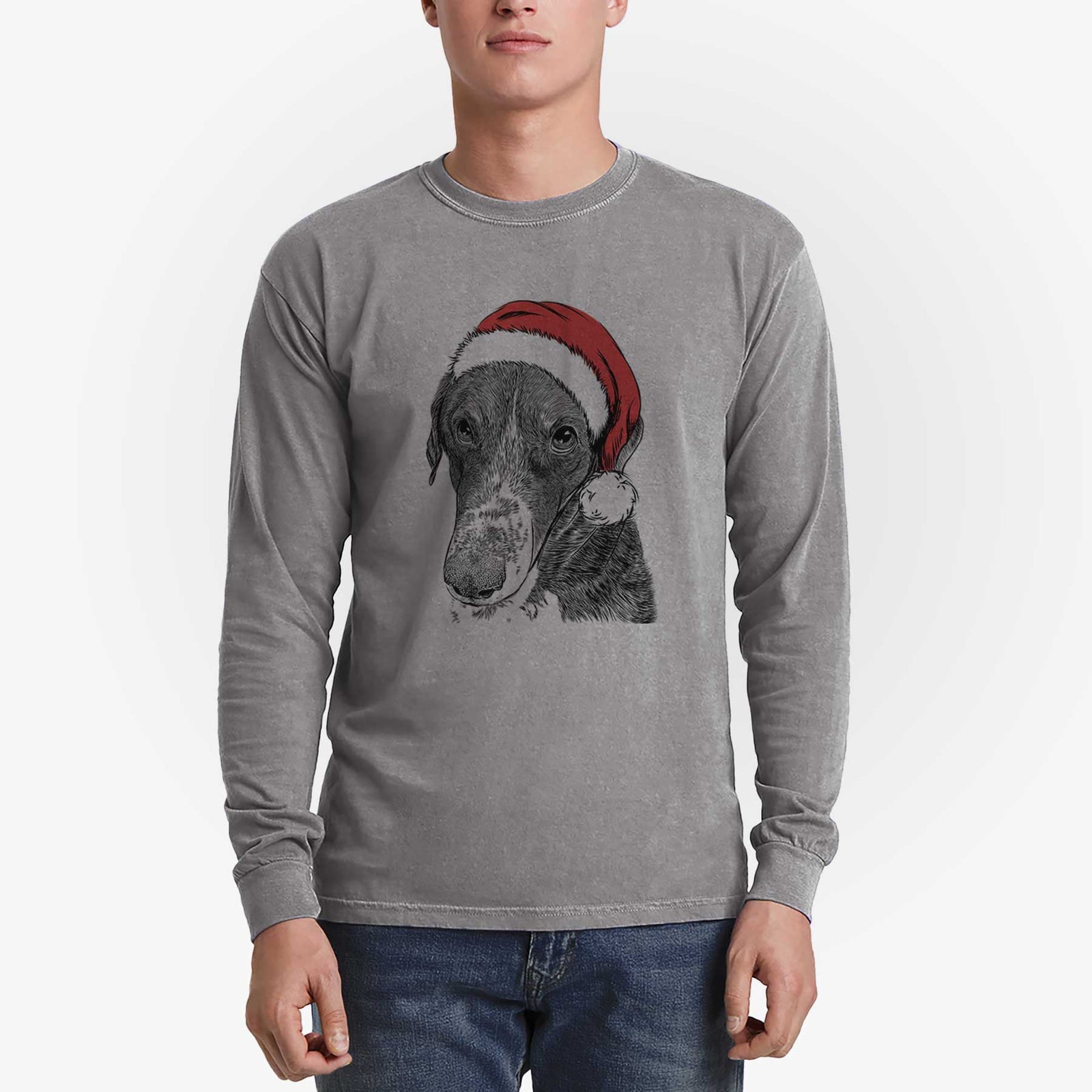 Santa Angel Orion the Mixed Breed - Heavyweight 100% Cotton Long Sleeve