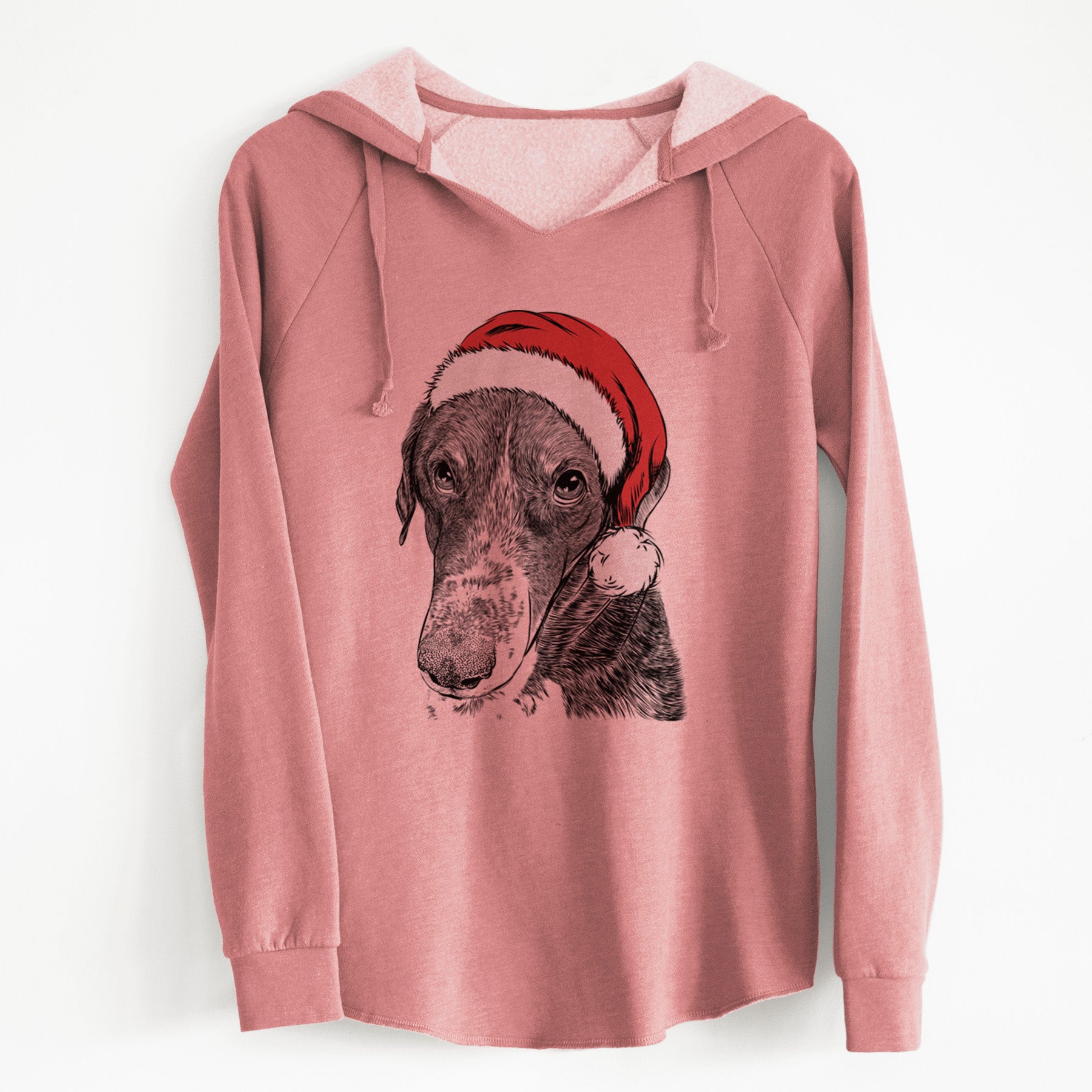 Santa Angel Orion the Mixed Breed - Cali Wave Hooded Sweatshirt