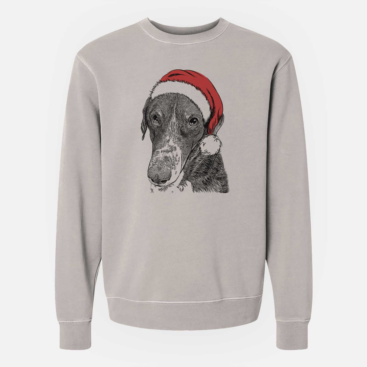Santa Angel Orion the Mixed Breed - Unisex Pigment Dyed Crew Sweatshirt