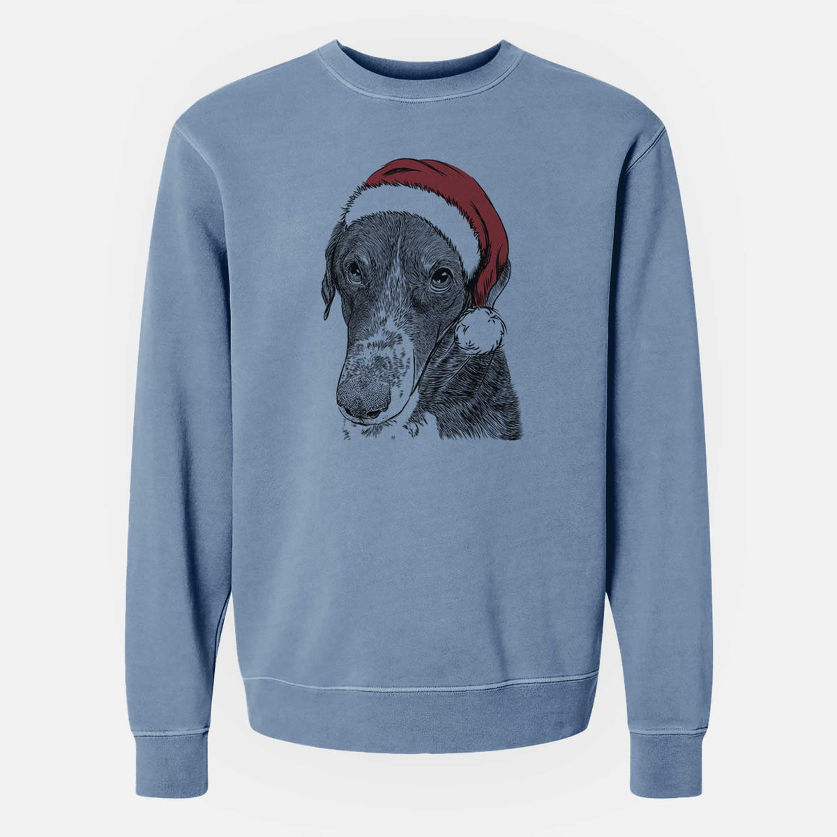 Santa Angel Orion the Mixed Breed - Unisex Pigment Dyed Crew Sweatshirt