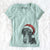 Santa Angel Orion the Mixed Breed - Women's V-neck Shirt