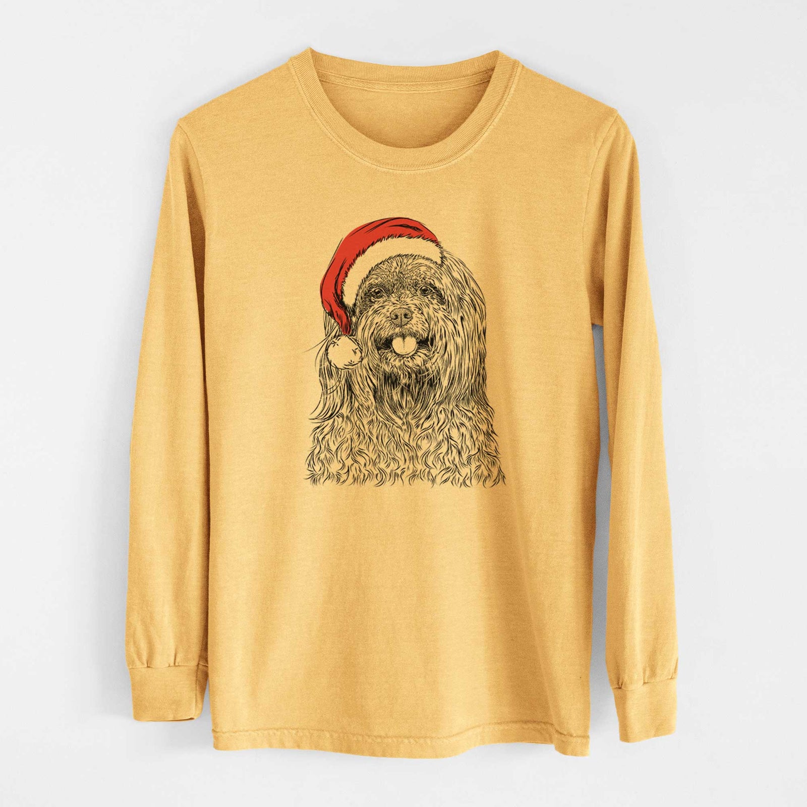 Santa Annie the Mixed Breed - Heavyweight 100% Cotton Long Sleeve