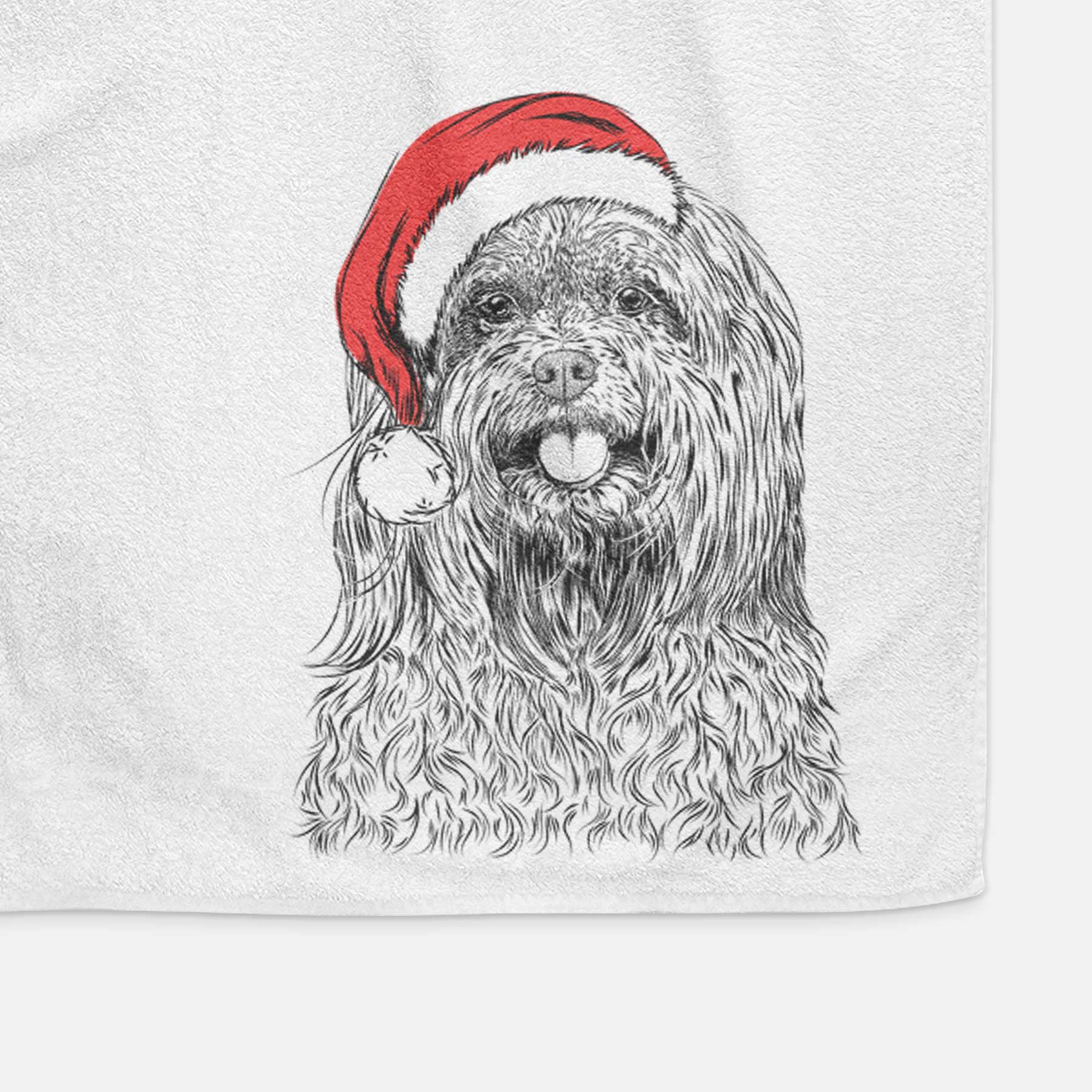 Annie the Mixed Breed Decorative Hand Towel