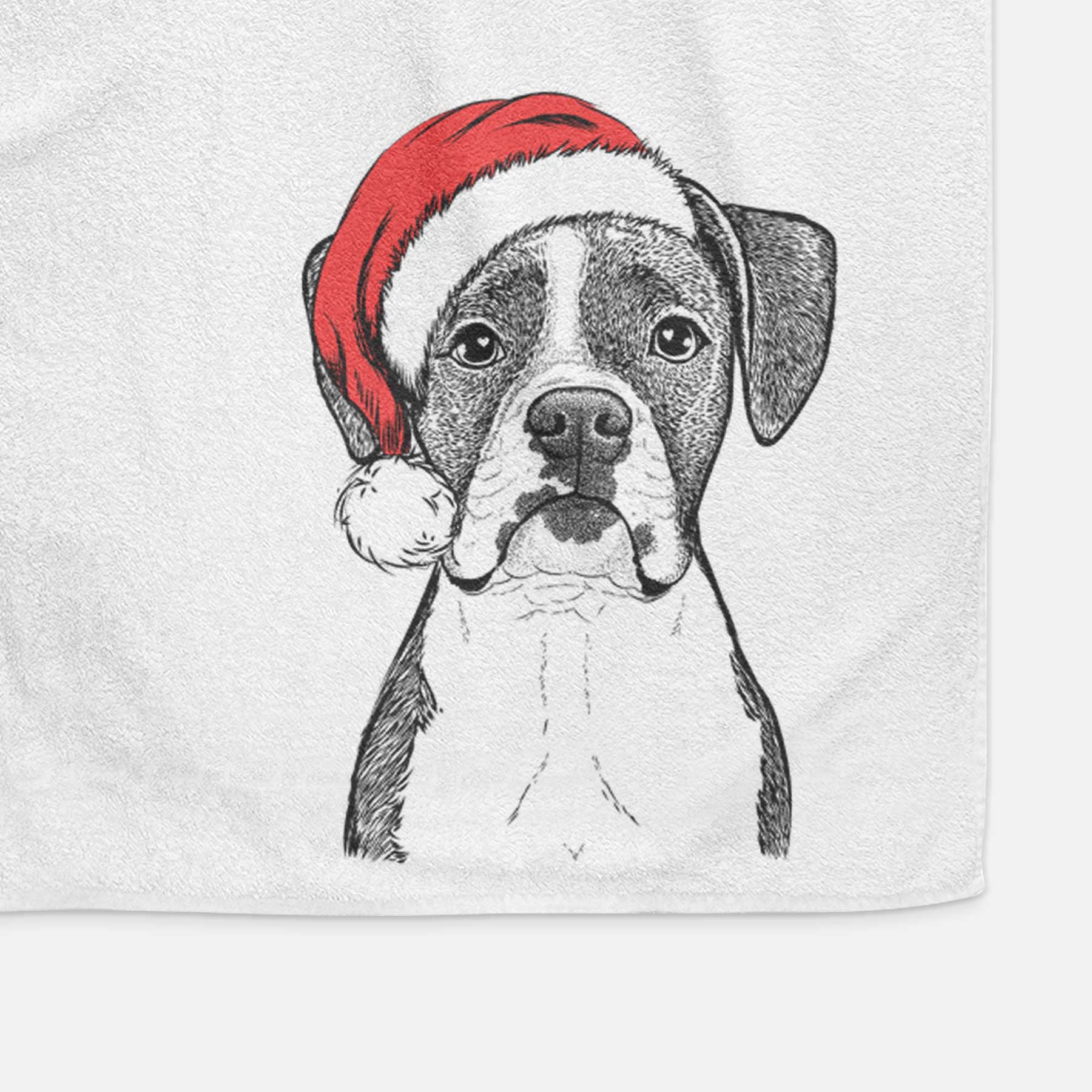 Annie the Boxer Decorative Hand Towel