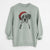 Santa Annie the Boxer - Unisex Pigment Dyed Crew Sweatshirt