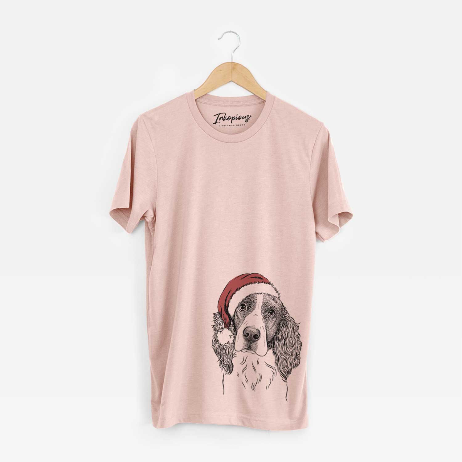 Santa Annie the English Springer Spaniel - Unisex Crewneck