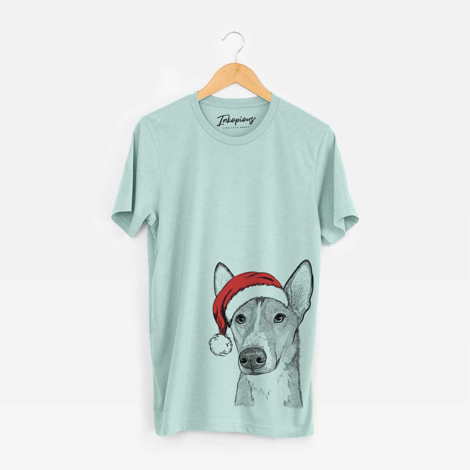 Santa Anubis the Alaskan Husky - Unisex Crewneck