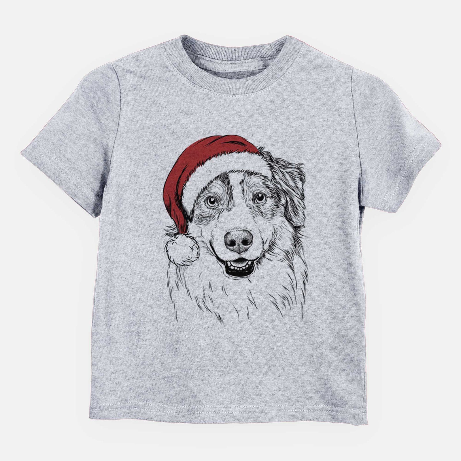 Santa Aonghus the Australian Shepherd - Kids/Youth/Toddler Shirt
