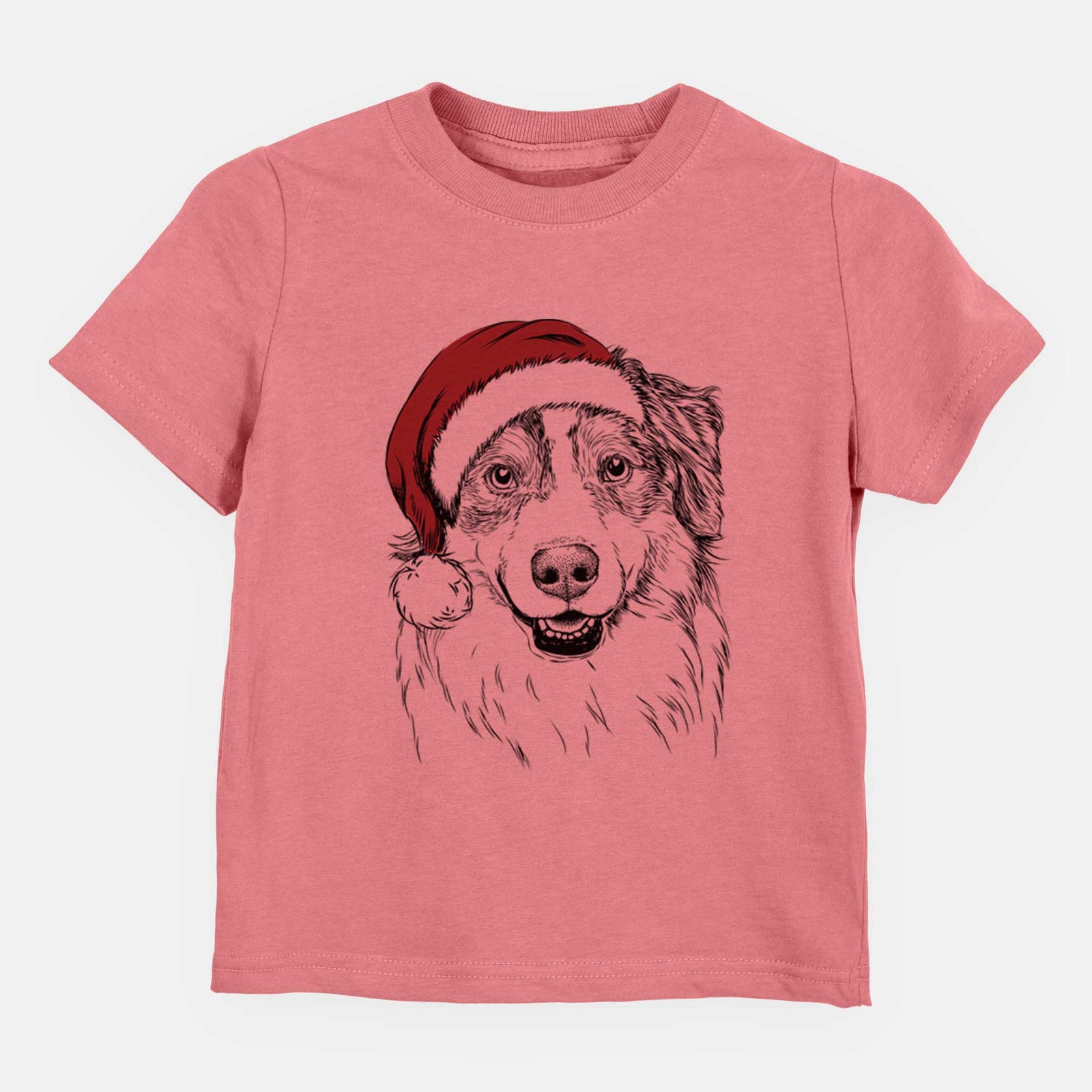 Santa Aonghus the Australian Shepherd - Kids/Youth/Toddler Shirt