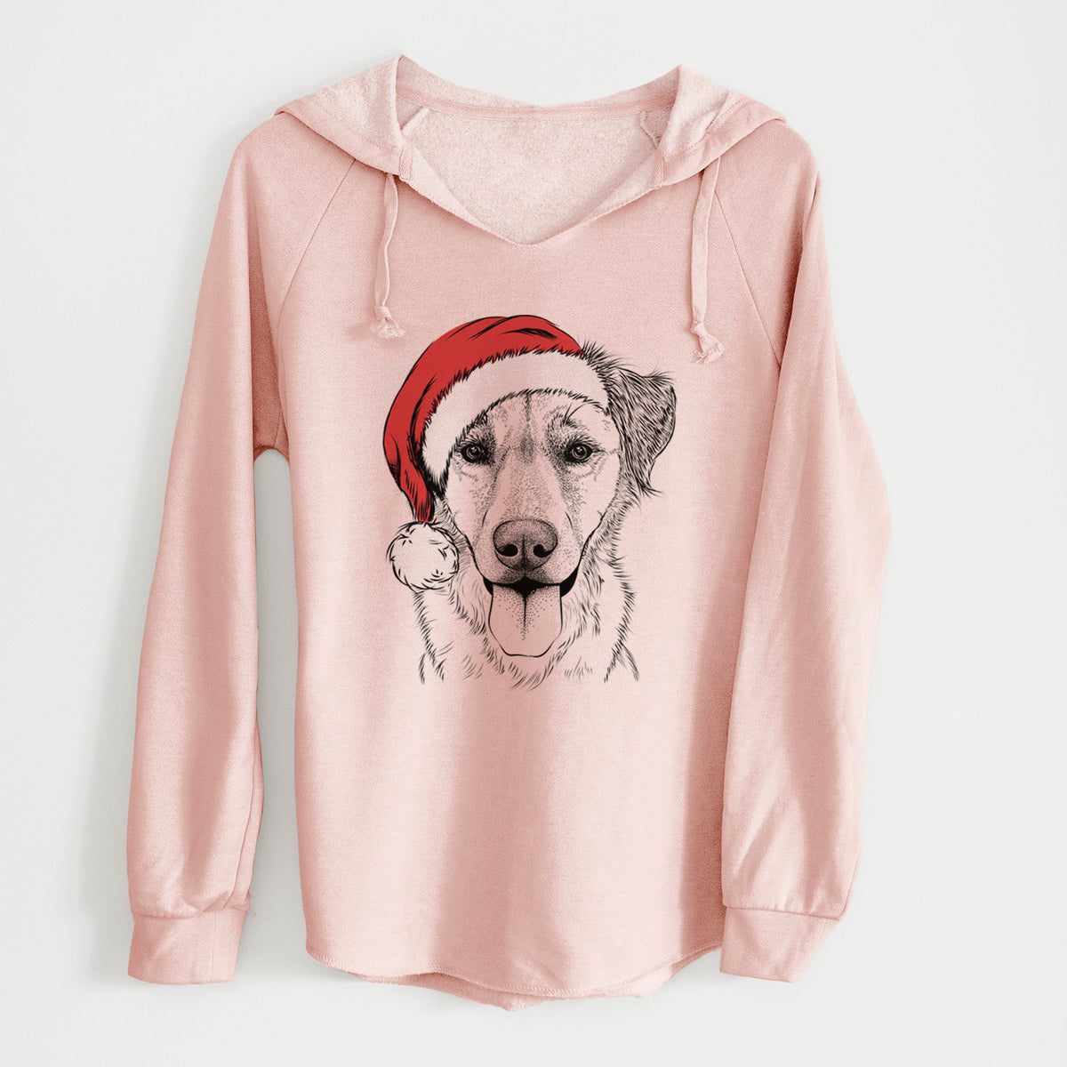 Santa Apollo the Mixed Breed - Cali Wave Hooded Sweatshirt