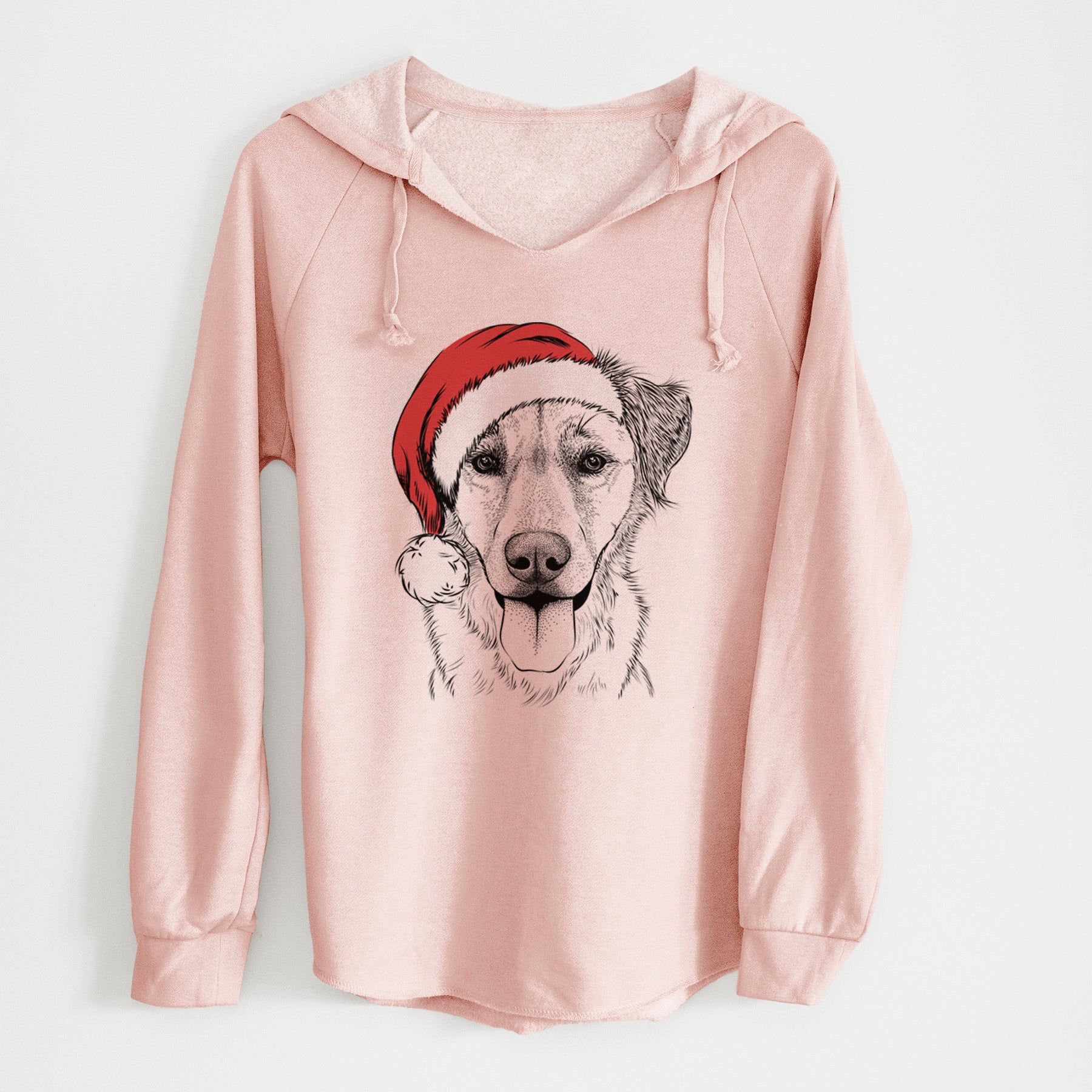 Santa Apollo the Mixed Breed - Cali Wave Hooded Sweatshirt