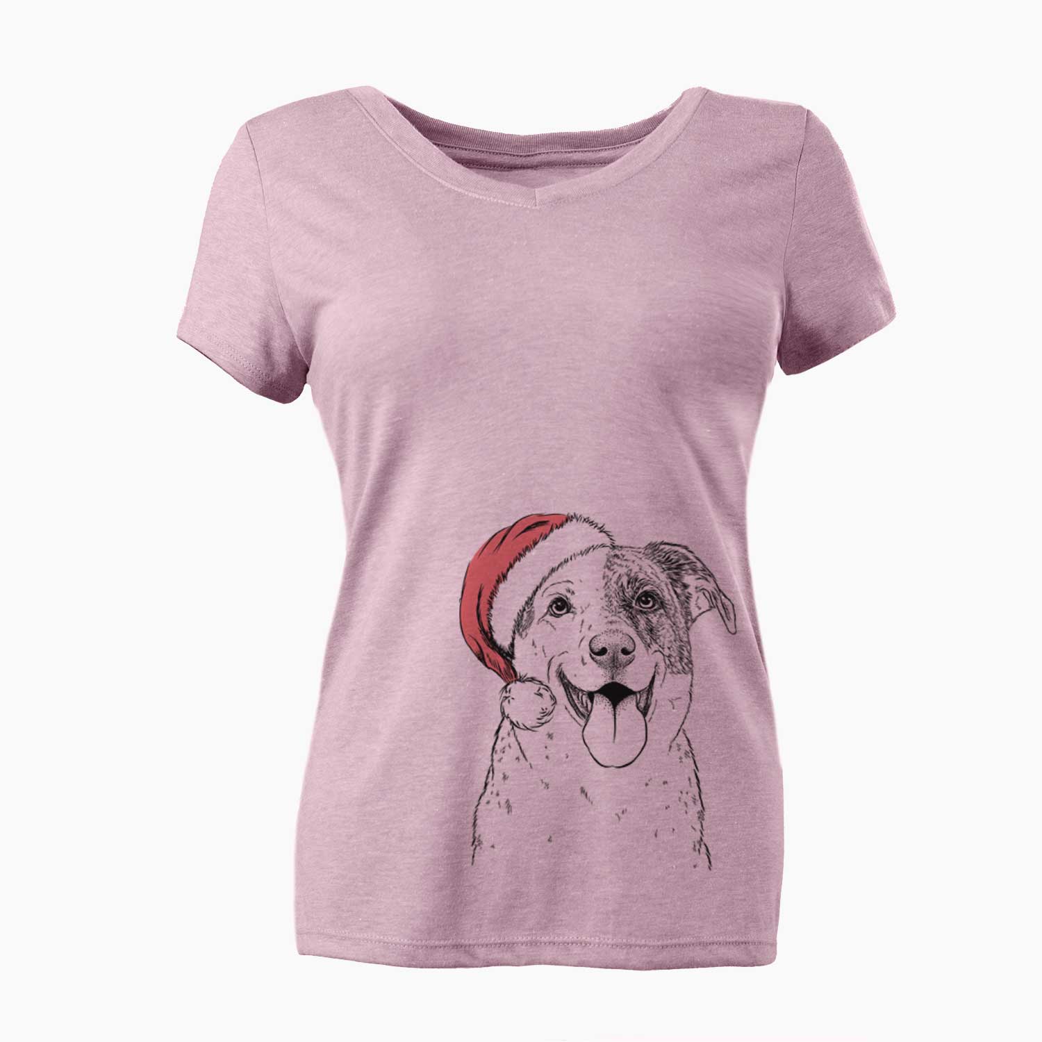 Archer the Shepherd Mix - Women's V-neck Shirt