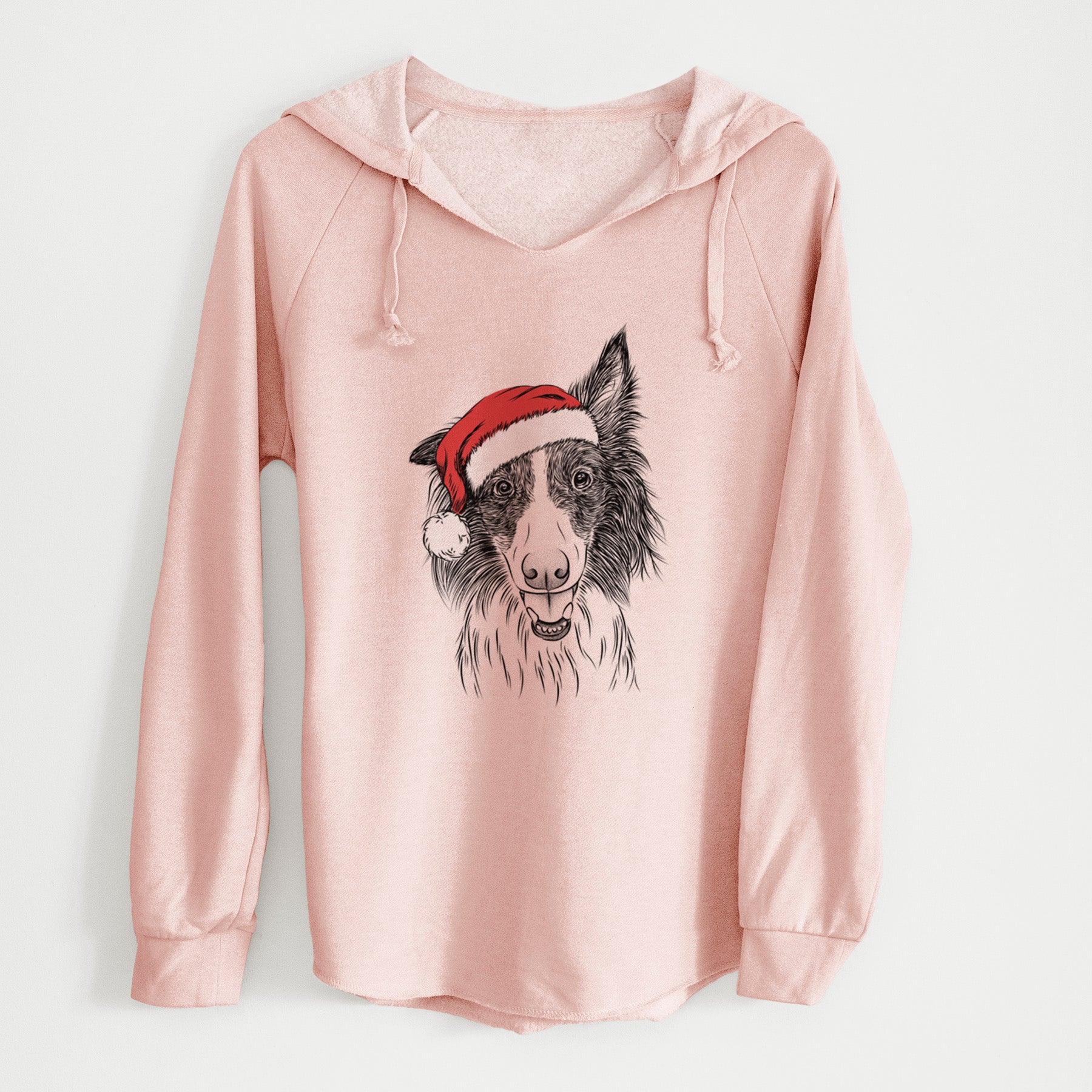 Santa Archie the Silken Windhound - Cali Wave Hooded Sweatshirt