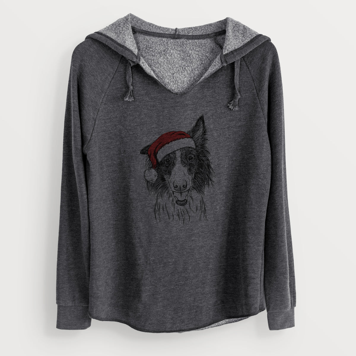 Santa Archie the Silken Windhound - Cali Wave Hooded Sweatshirt