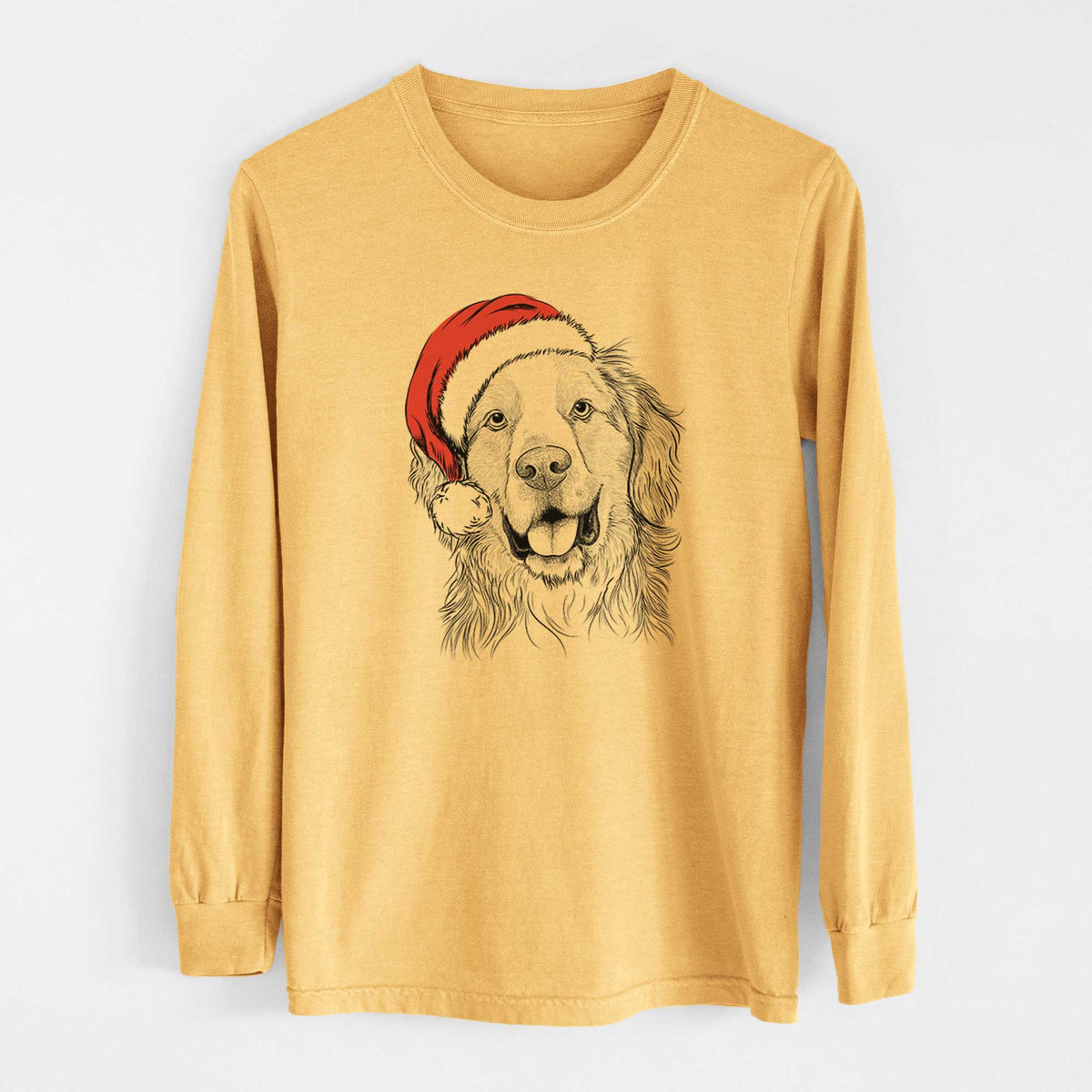 Santa Archie Benjamin the Mixed Breed - Heavyweight 100% Cotton Long Sleeve