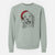 Santa Archie Benjamin the Mixed Breed - Unisex Pigment Dyed Crew Sweatshirt