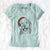 Santa Archie Benjamin the Mixed Breed - Women's V-neck Shirt