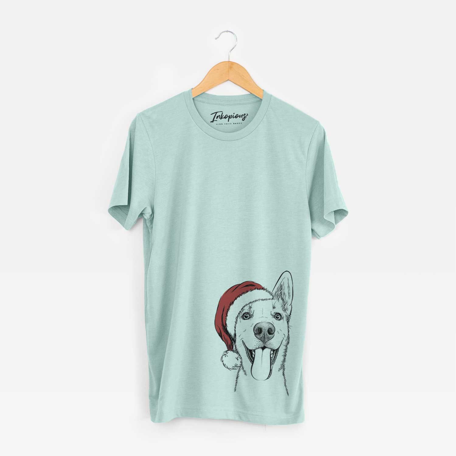 Santa Arlo the Husky Shepherd Mix - Unisex Crewneck