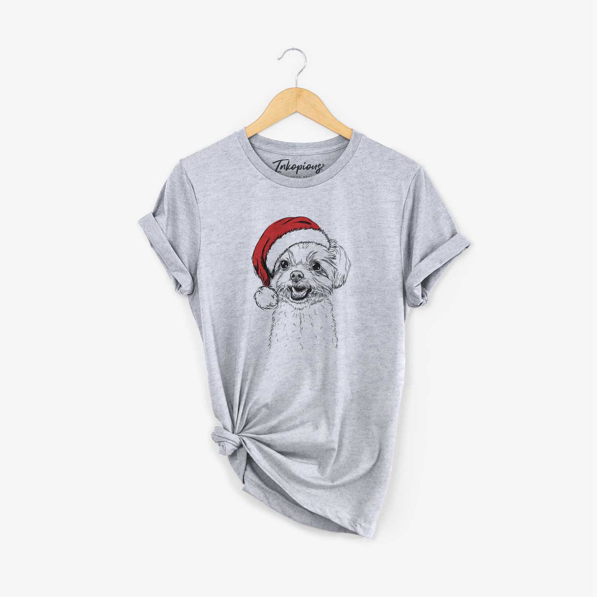 Santa Aspen the Morkie - Unisex Crewneck