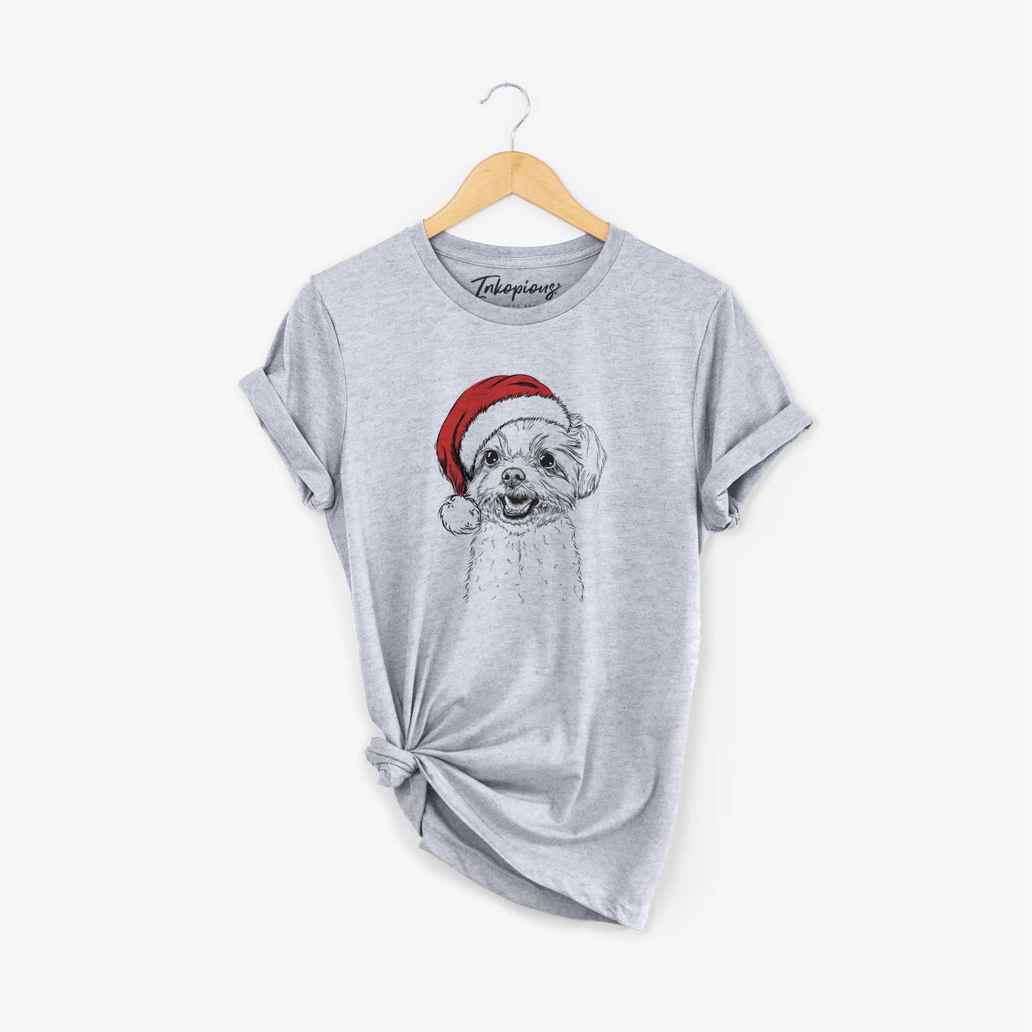 Santa Aspen the Morkie - Unisex Crewneck