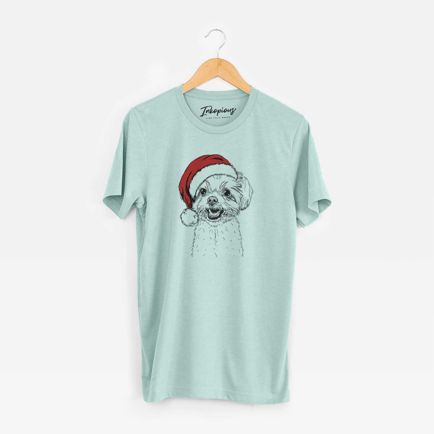 Santa Aspen the Morkie - Unisex Crewneck