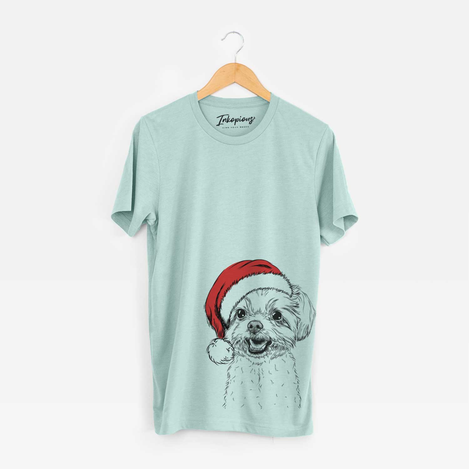 Santa Aspen the Morkie - Unisex Crewneck
