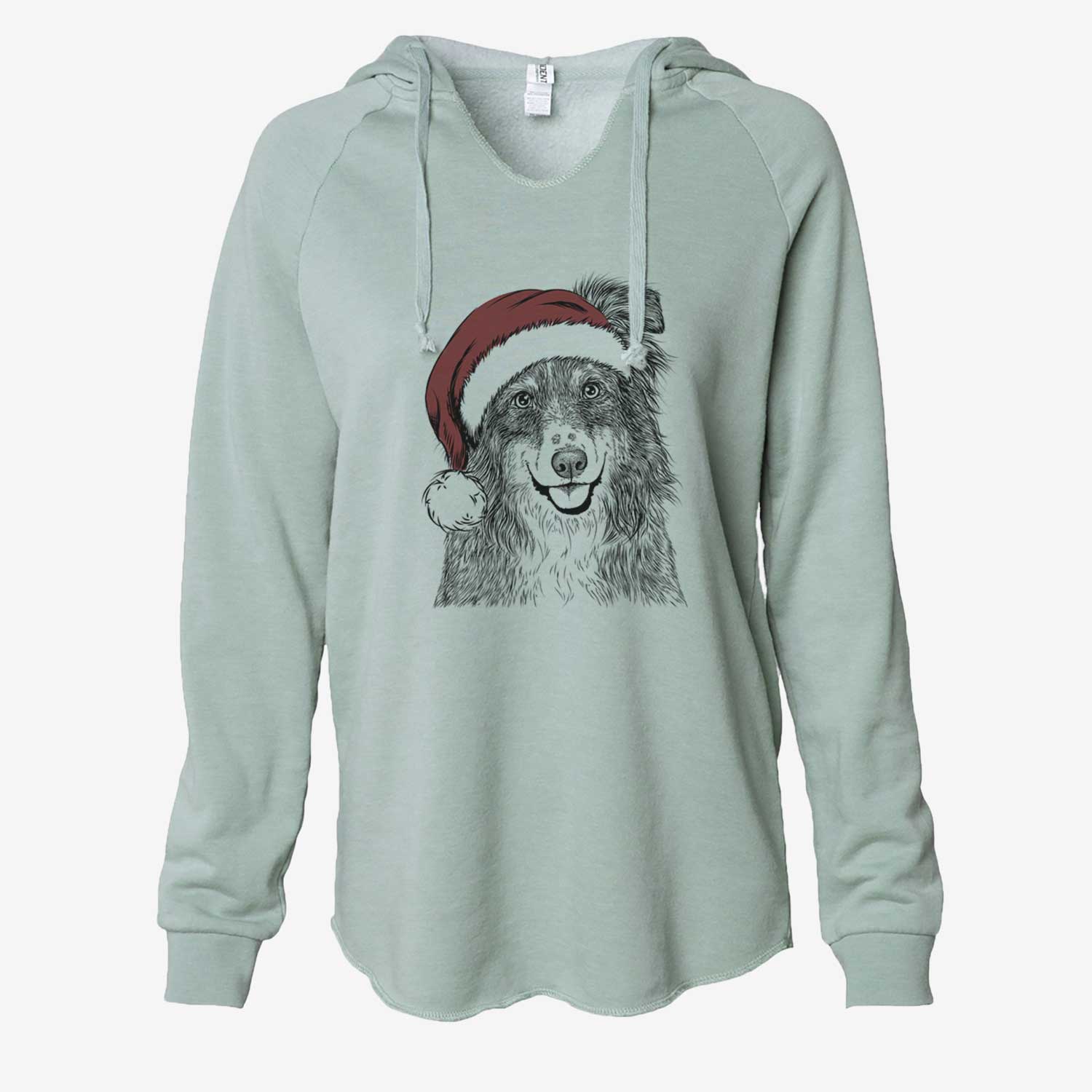 Aushe the Australian Shepherd - Cali Wave Hooded Sweatshirt