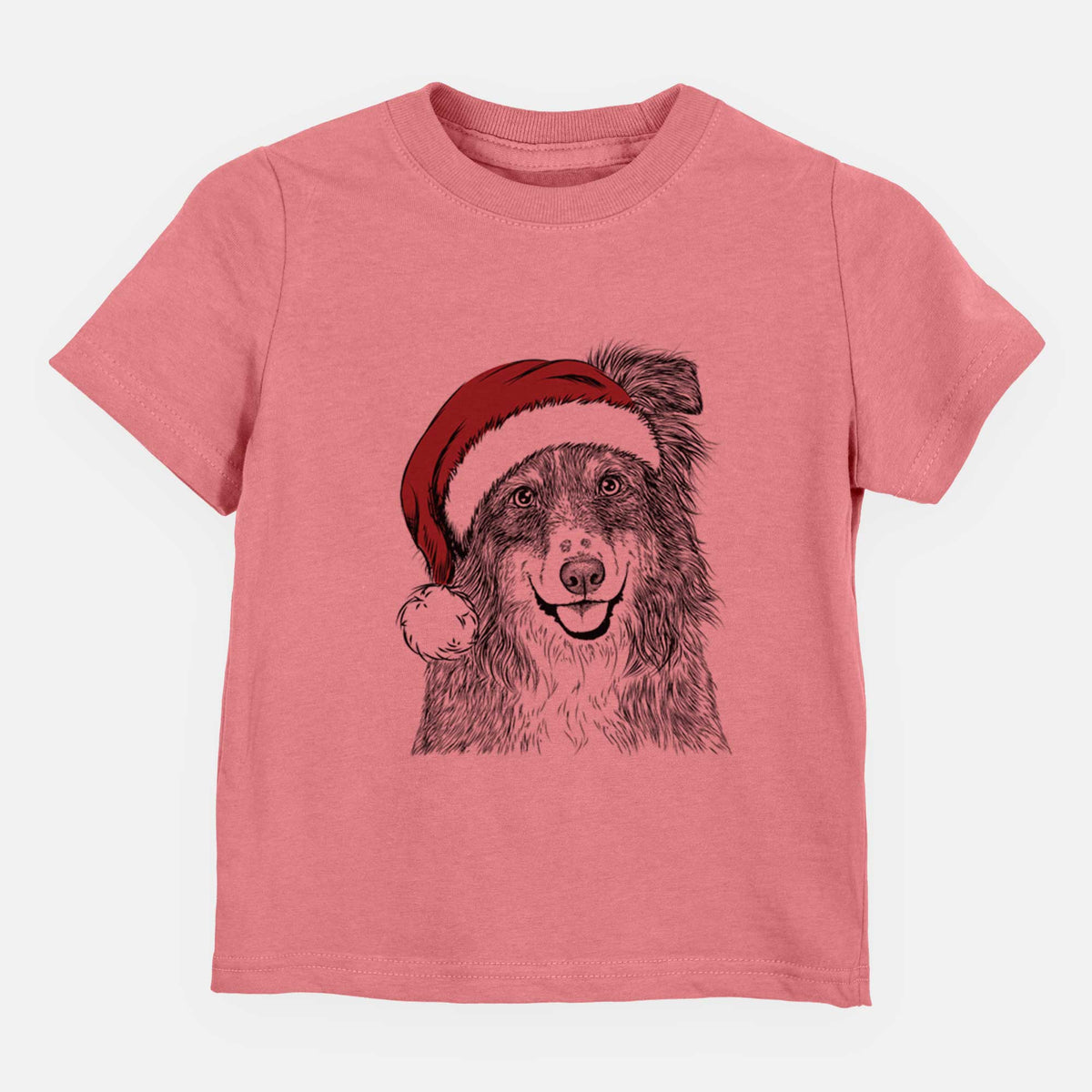 Santa Aushe the Australian Shepherd - Kids/Youth/Toddler Shirt
