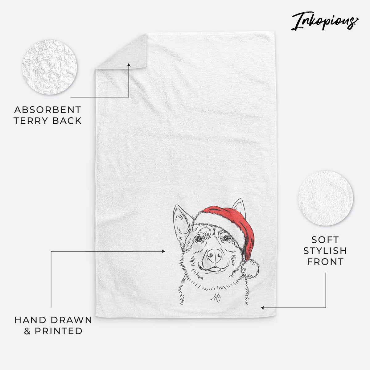 Austin the Heeler Decorative Hand Towel