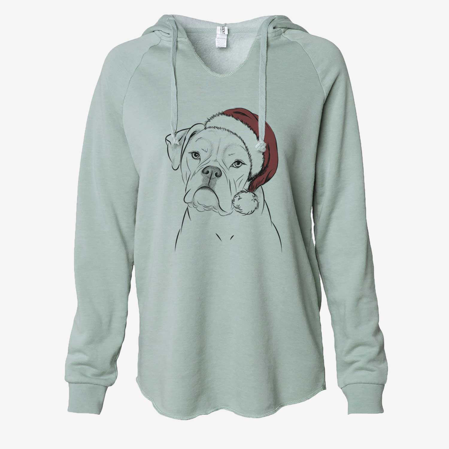 Babe the American Bulldog - Cali Wave Hooded Sweatshirt