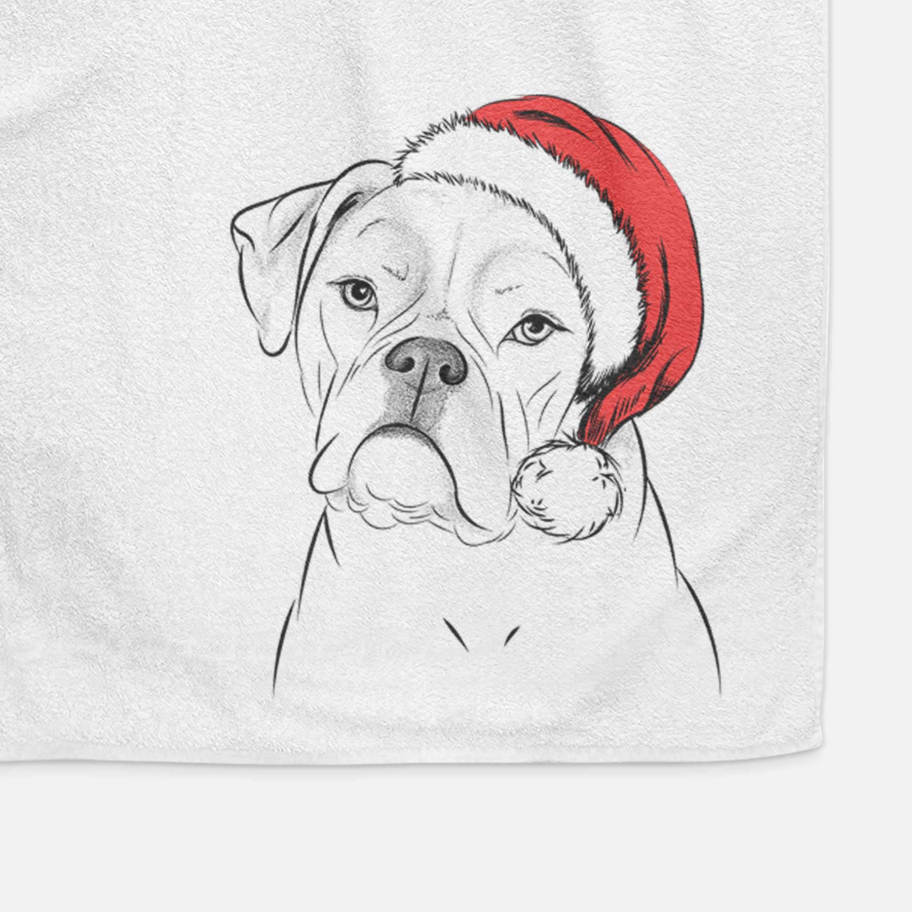 Babe the AmericanBulldog Decorative Hand Towel