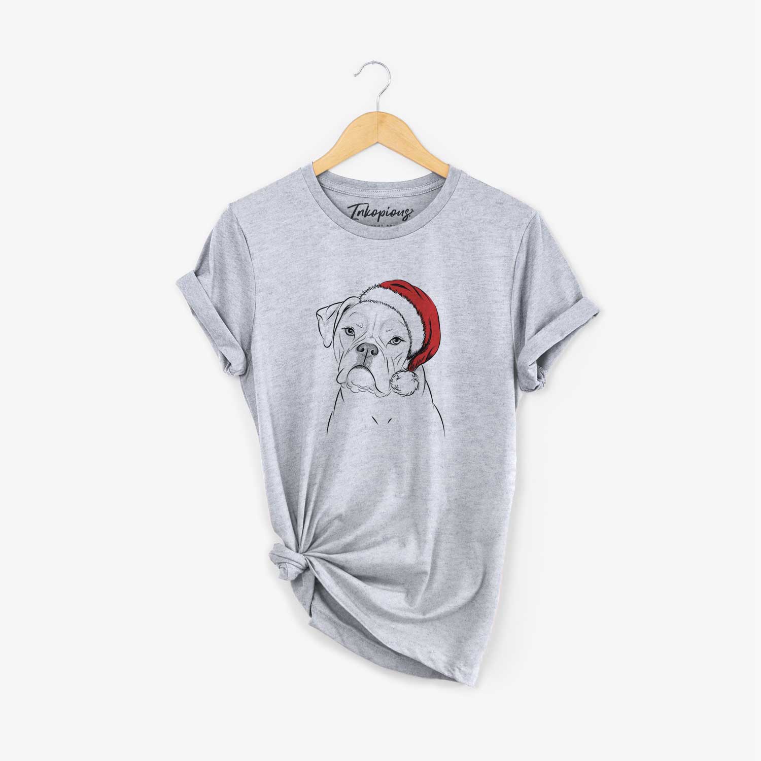 Santa Babe the AmericanBulldog - Unisex Crewneck
