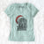 Santa Babs the Barbet - Women's V-neck Shirt