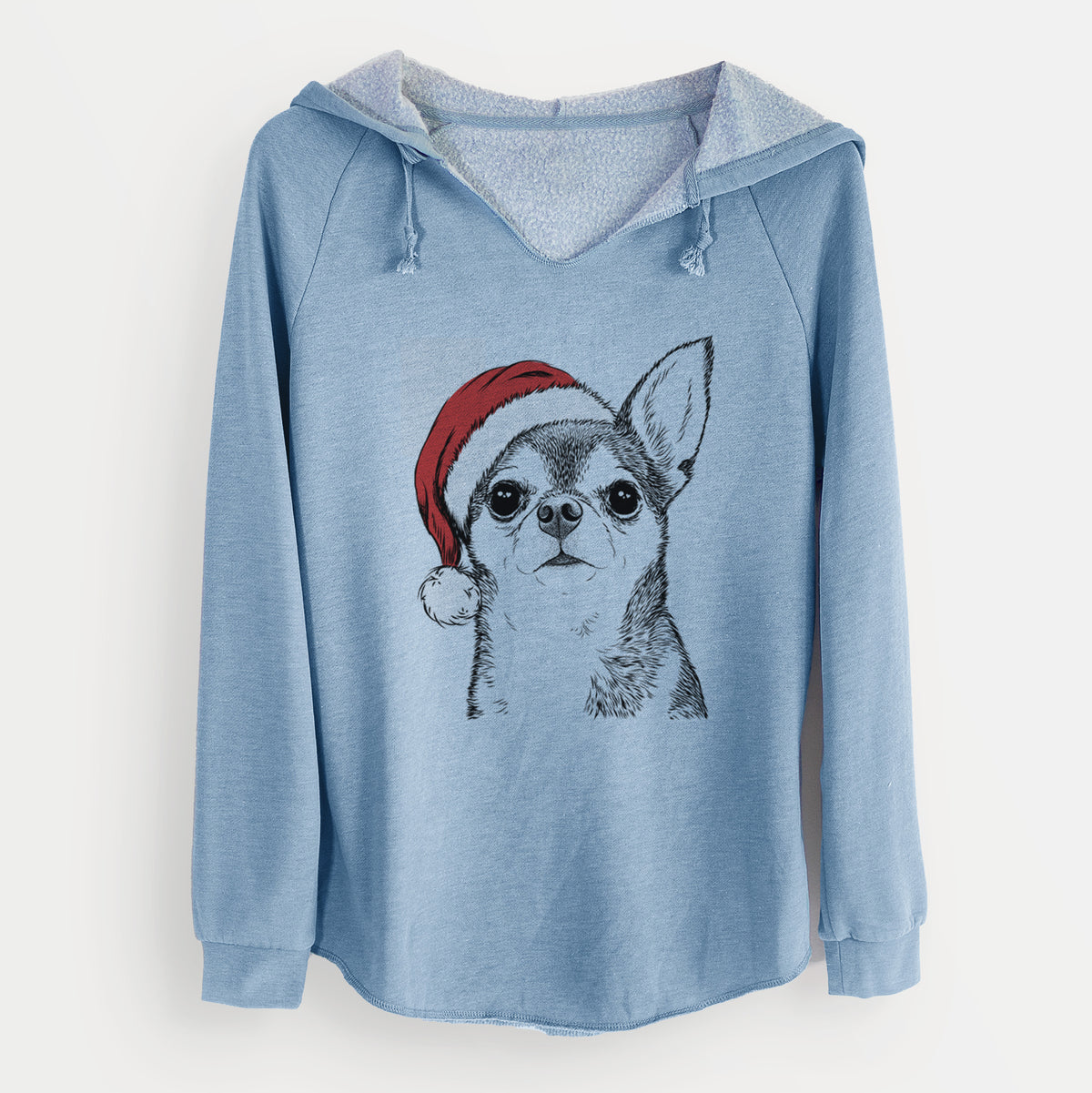 Santa Baby the Chihuahua - Cali Wave Hooded Sweatshirt