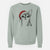 Santa Baby the Chihuahua - Unisex Pigment Dyed Crew Sweatshirt