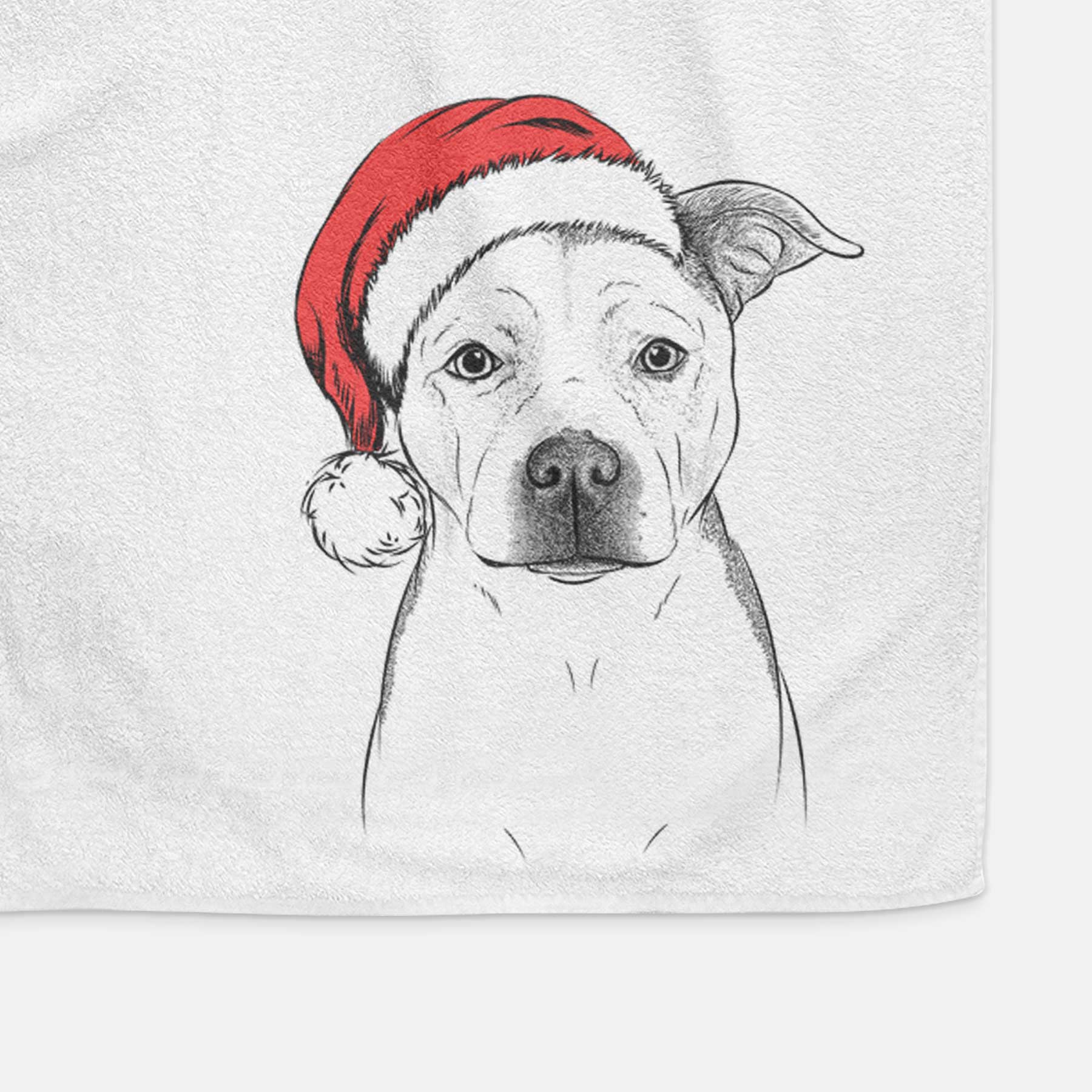 Bailey the Pitbull Decorative Hand Towel